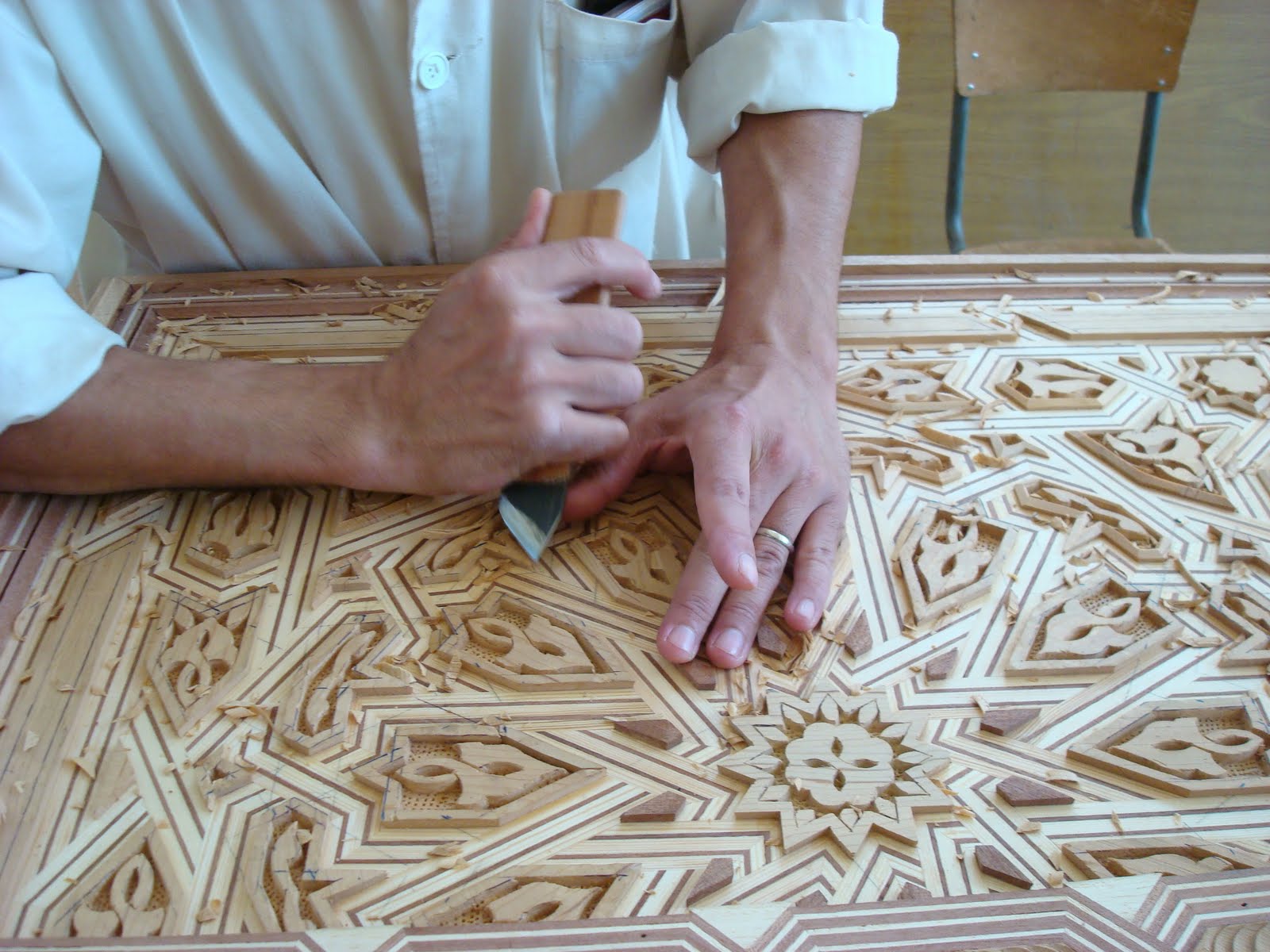 Morocco wooden craft